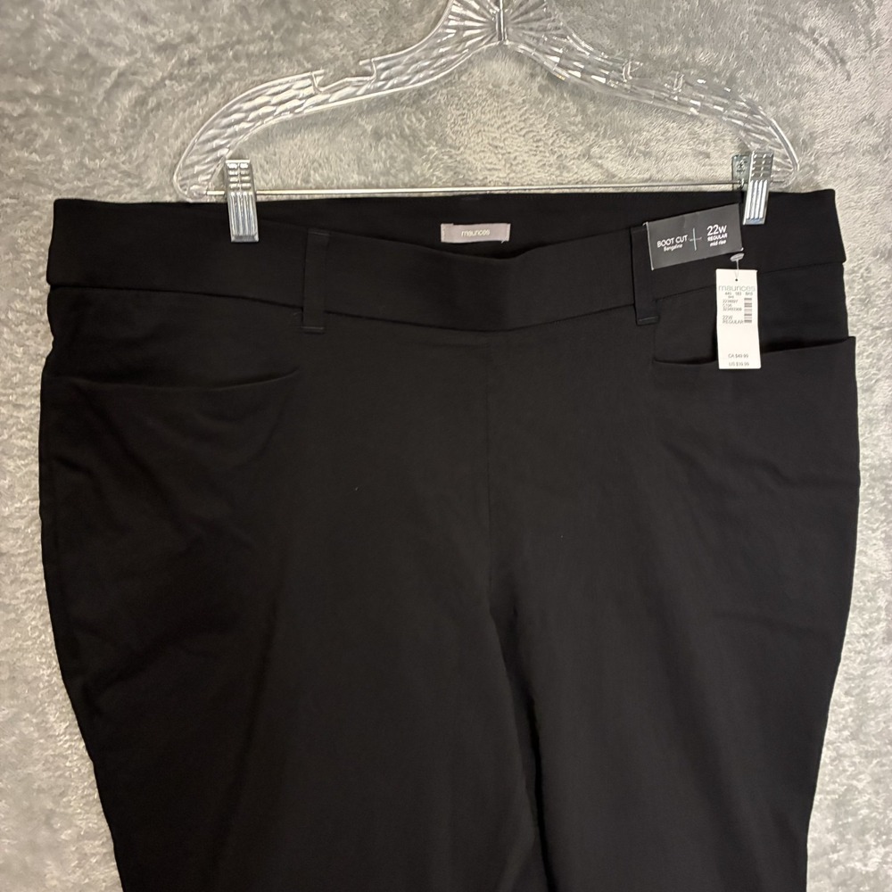 Maurices Womens Bengaline Bootcut Dress Pant Trouser 22W Work Office Interview